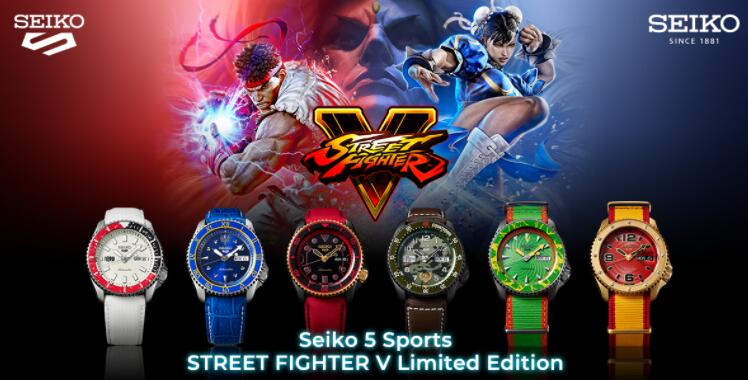 Seiko 5 Sports Street Fighter